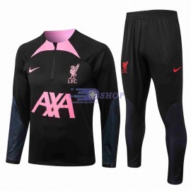 Sudadera De Entrenamiento Liverpool 2022/2023 Kit Negro/Rosa