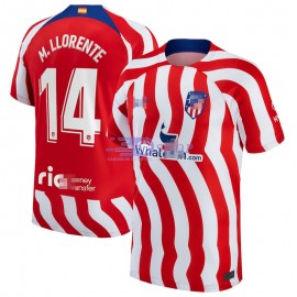 Camiseta M. Llorente 14 Atlético de Madrid 1ª Equipación 2022/2023