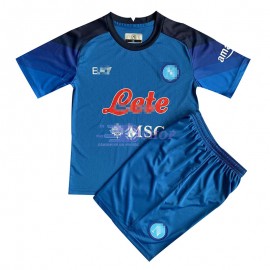 Camiseta Napoli 1ª Equipación 2022/2023 Niño Kit