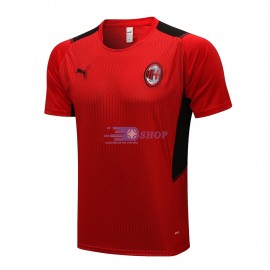 Camiseta de Entrenamiento AC Milan 2021/2022 Rojo/Negro