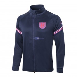 Chaqueta Inglaterra 2020 Cuello Alto Azul Marino