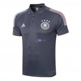 Polo Alemania 2020 Gris Oscuro