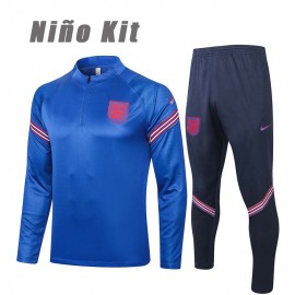 Sudadera de Entrenamiento Inglaterra 2020 Niño Kit Azul