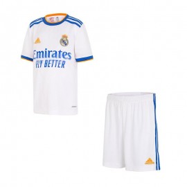 Camiseta Real Madrid 1ª Equipación 2021/2022 Niño Kit