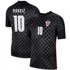 Camiseta MODRIĆ 10 Croacia 2ª Equipación 2021