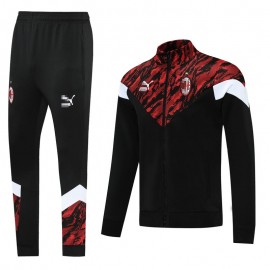 Chandal AC Milan 2021/2022 Cuello Alto Negro/Rojo/Blanco