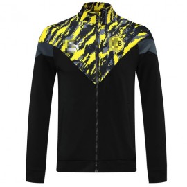 Chaqueta Borussia Dortmund 2021/2022 Cuello Alto Negro/Amarillo