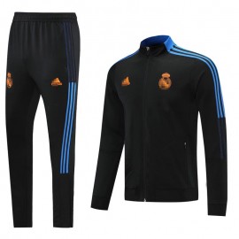 Chandal Real Madrid 2021/2022 Cuello Alto Negro/Azul