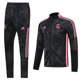 Chandal Real Madrid 2021/2022 Cuello Alto Negro/Rosa