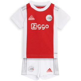 Camiseta Ajax de Ámsterdam 1ª Equipación 2021/2022 Niño Kit