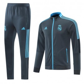 Chandal Real Madrid 2021/2022 Cuello Alto Gris