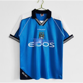 Camiseta Manchester City 1ª Equipación Retro 1999/01