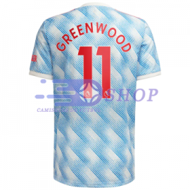 Camiseta Greenwood 11 Manchester United 2ª Equipación 2021/2022