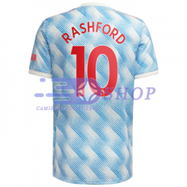 Camiseta Rashford 10 Manchester United 2ª Equipación 2021/2022