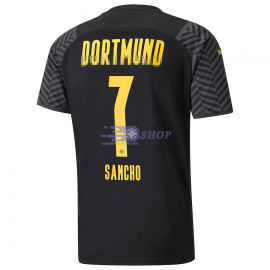 Camiseta Sancho 7 Borussia Dortmund 2ª Equipación 2021/2022