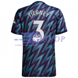 Camiseta Tierney 3 Arsenal 3ª Equipación 2021/2022