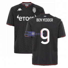 Camiseta Ben Yedder 9 Monaco 2ª Equipación 2021 2022