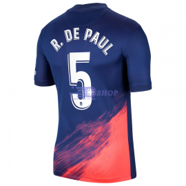 Camiseta R. De Paul 5 Atlético de Madrid 2ª Equipación 2021/2022