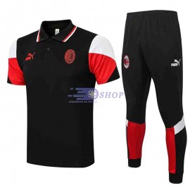 Polo AC Milan 2021/2022 Kit Negro