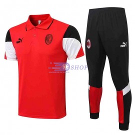 Polo AC Milan 2021/2022 Kit Rojo