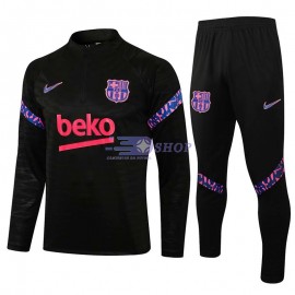 Sudadera De Entrenamiento Barcelona 2021/2022 Kit Negro