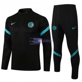 Sudadera De Entrenamiento Inter de Milan 2021/2022 Kit Negro