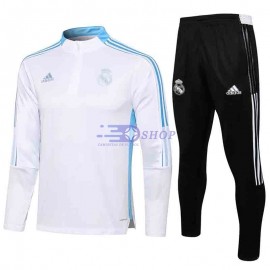 Sudadera De Entrenamiento Real Madrid 2021/2022 Kit Blanco