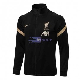 Chaqueta Liverpool 2021/2022 Cuello Alto Negro