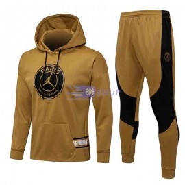 Sudadera PSG 2021/2022 Jordan Con Capucha Kit Amarillo