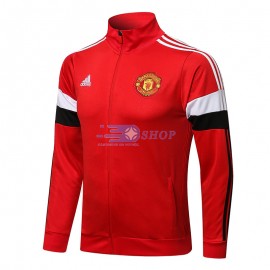 Chaqueta Manchester United 2021/2022 Cuello Alto Rojo/Negro/Blanco