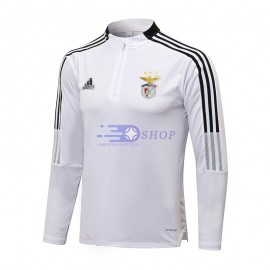 Sudadera de Entrenamiento Benfica 2021/2022 Blanco/Negro