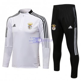 Sudadera de Entrenamiento Benfica 2021/2022 Kit Blanco/Negro