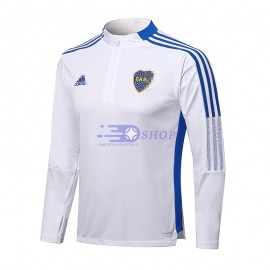 Sudadera de Entrenamiento Boca Juniors 2021/2022 Blanco/Azul