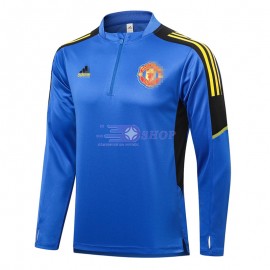 Sudadera de Entrenamiento Manchester United 2021/2022 UCL Azul