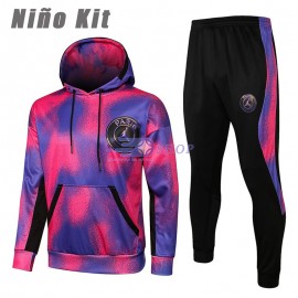 Sudadera PSG 2021/2022 Con Capucha Niño Kit Púrpura/Rosa