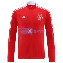 Chaqueta Ajax de Ámsterdam 2021/2022 Cuello Alto Rojo