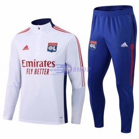 Sudadera De Entrenamiento Olympique Lyon 2021/2022 Kit Blanco