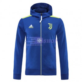 Chaqueta Juventus 2021/2022 Con Capucha Azul