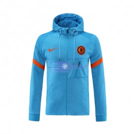 Chaqueta Chelsea 2021/2022 Con Capucha Azul