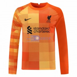 Camiseta De Portero Liverpool 2021/2022 ML Naranja