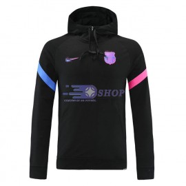 Sudadera De Entrenamiento Barcelona 2021/2022 Negro/Azul/Rosa