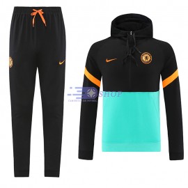 Sudadera De Entrenamiento Chelsea 2021/2022 Kit Negro/Verde