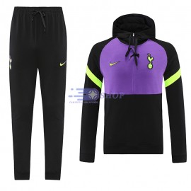 Sudadera De Entrenamiento Tottenham Hotspur 2021/2022 Kit Negro/Púrpura