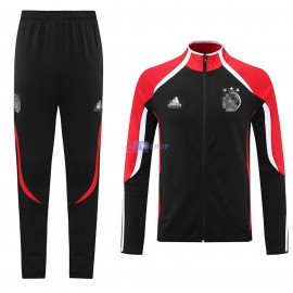 Chandal Ajax de Ámsterdam 2021/2022 Cuello Alto Negro/Rojo