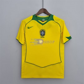 Camiseta Brasil 1ª Equipación Retro 2004/06