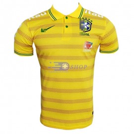 Polo Brasil 2022 Amarillo de Rayas