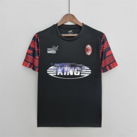 Camiseta AC Milan 2022/2023 Negro/Rojo