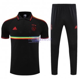 Polo Ajax de Ámsterdam 2022/2023 Kit Negro