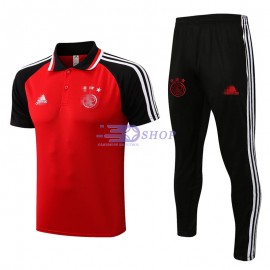 Polo Ajax de Ámsterdam 2022/2023 Kit Rojo/Negro