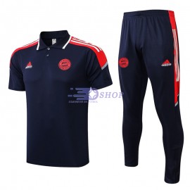 Polo Bayern Múnich 2022/2023 Kit Azul Marino/Rojo